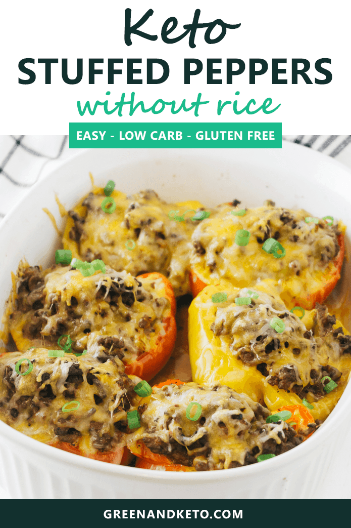 keto stuffed peppers without rice