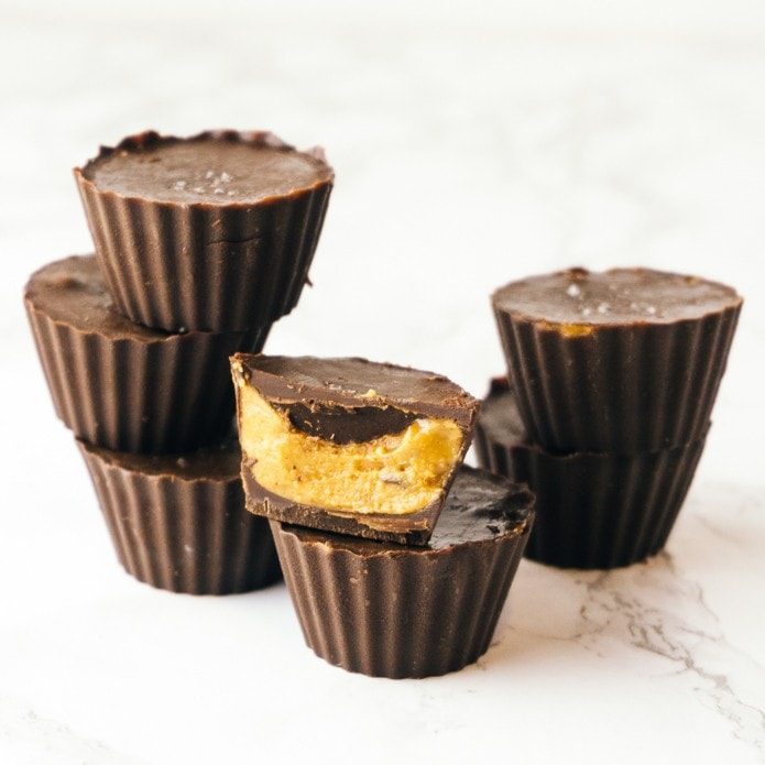 keto chocolate peanut butter cups candy