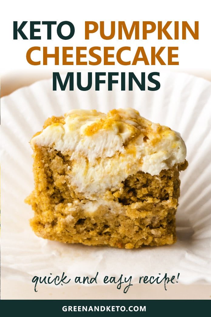 keto pumpkin cheesecake muffins 