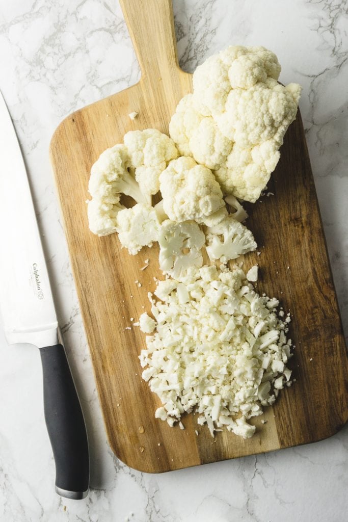 how to make cauliflower rice without a food processor