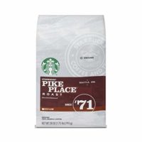Starbucks Pike Place Roast Medium Roast Ground Coffee, 28-ounce bag