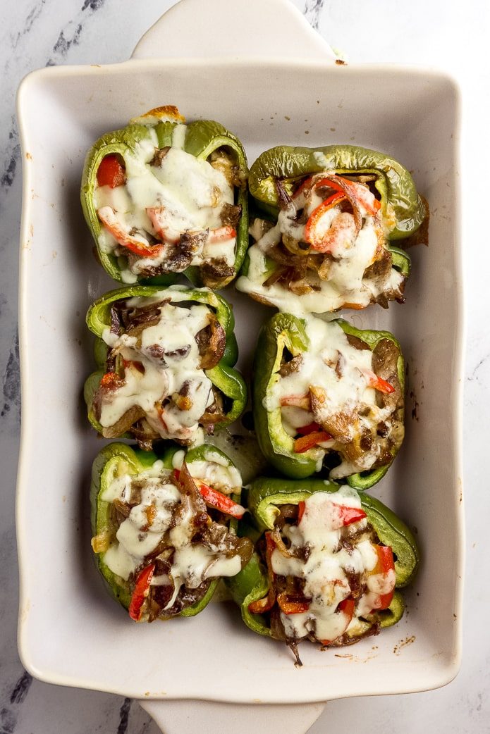 low carb stuffed peppers without rice