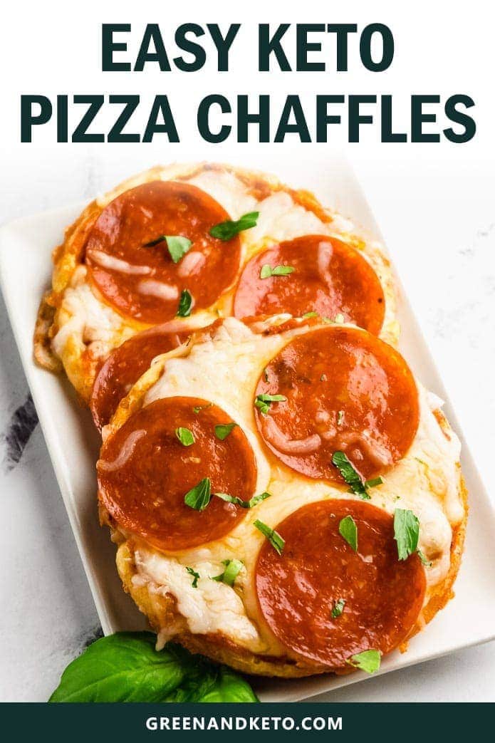 easy keto pizza chaffles