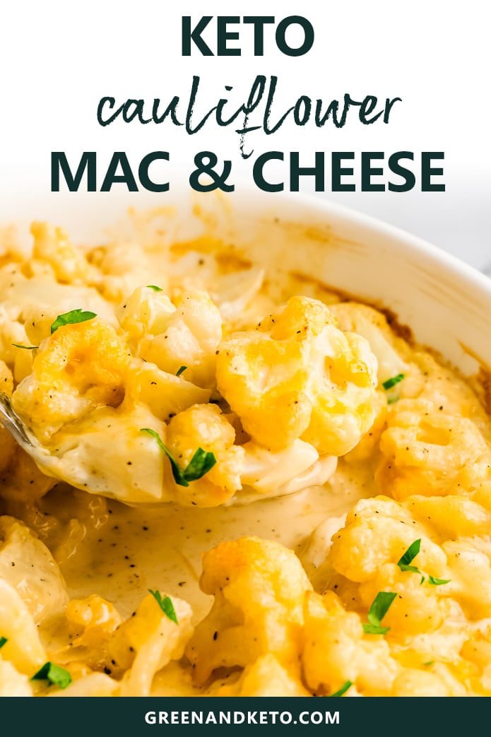 low-carb and gluten-free cauliflower mac and cheese