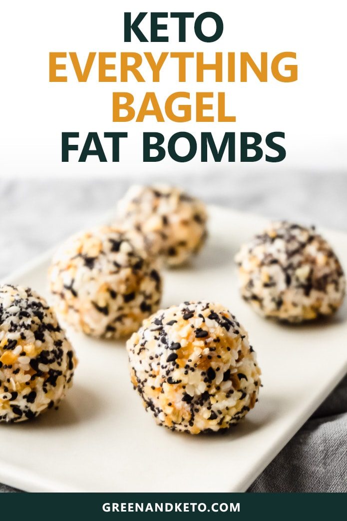 keto everything bagel fat bombs