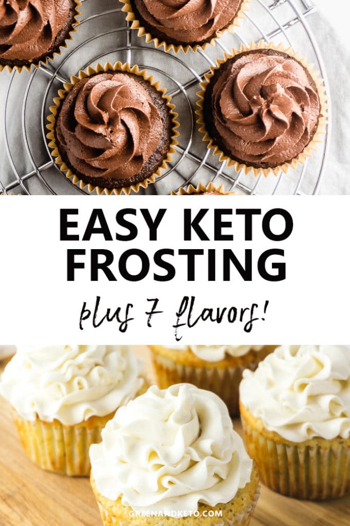 Keto Buttercream Frosting – Vanilla, Chocolate, and more!