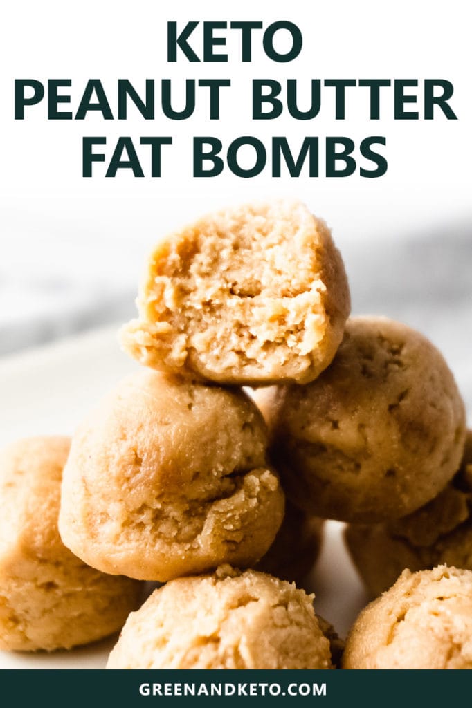 Keto Peanut Butter Fat Bombs
