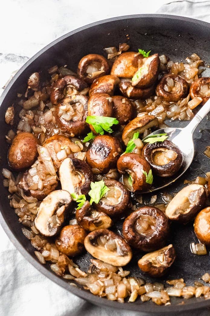 sauteed mushrooms with garlic and butter