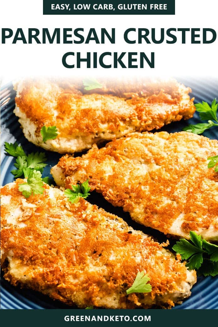 easy, low-carb, and gluten-free parmesan crusted chickenf