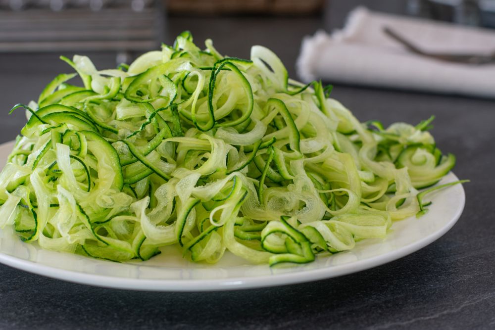 Raw zoodles