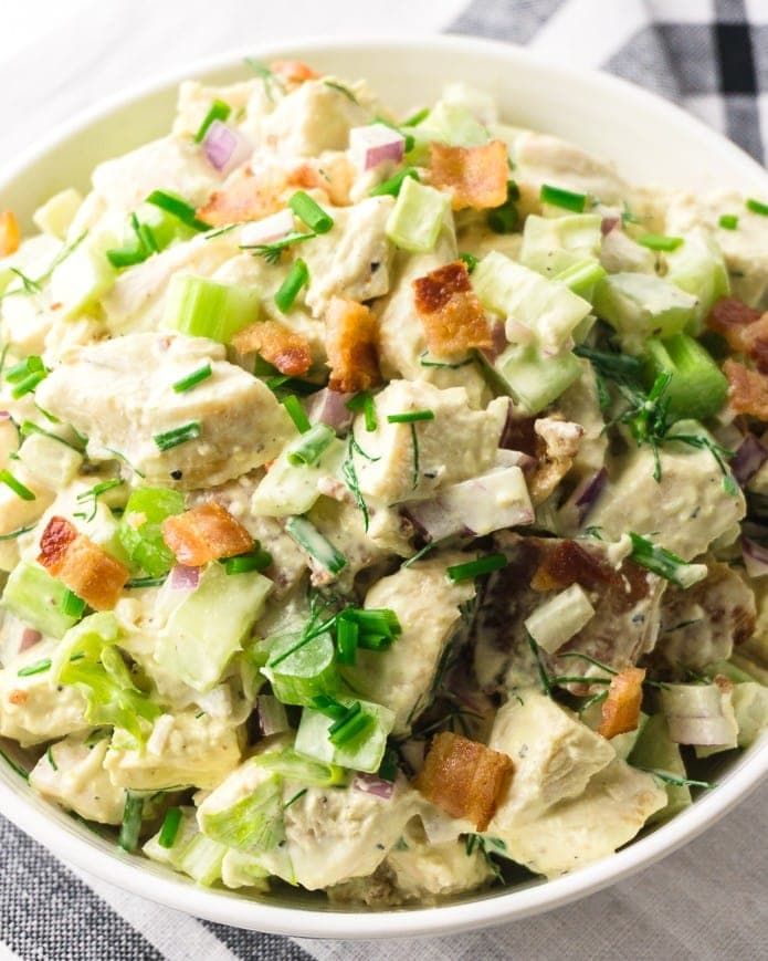 Keto Chicken Salad - Healthy Chicken Breast Recipes