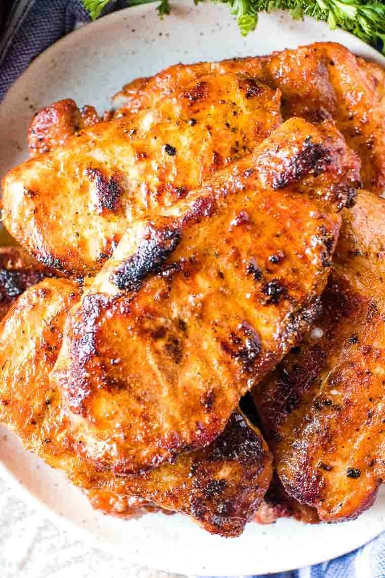 Recipe for Grilled Boneless Pork Chops
