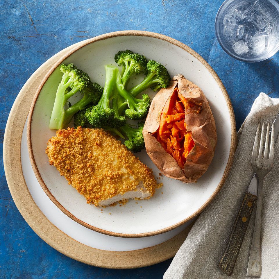 Recipe for Healthy Oven-Fried Pork Chops