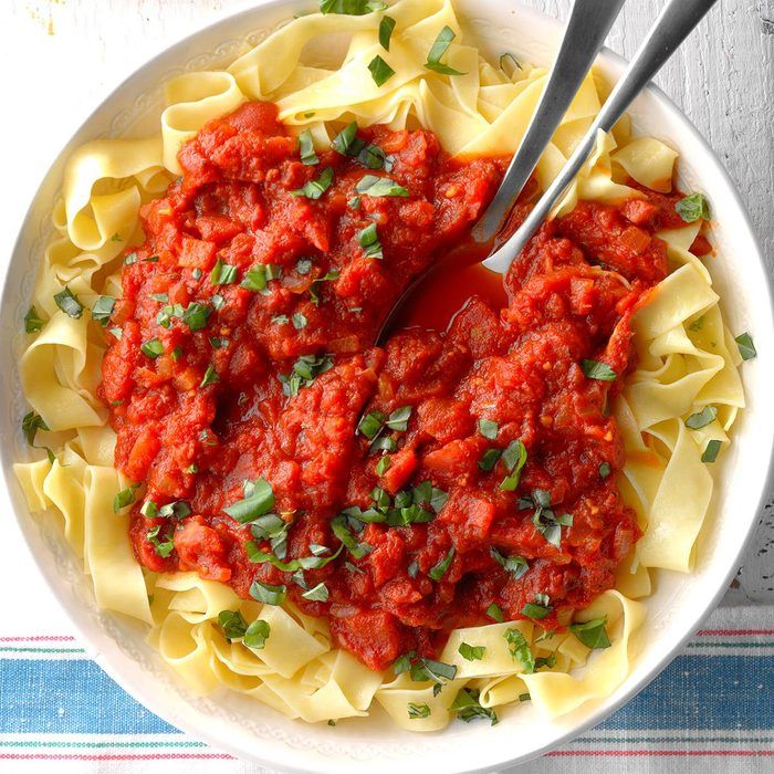 Homemade Meatless Spaghetti Sauce Recipe