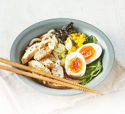 Japanese ramen noodle soup recipe