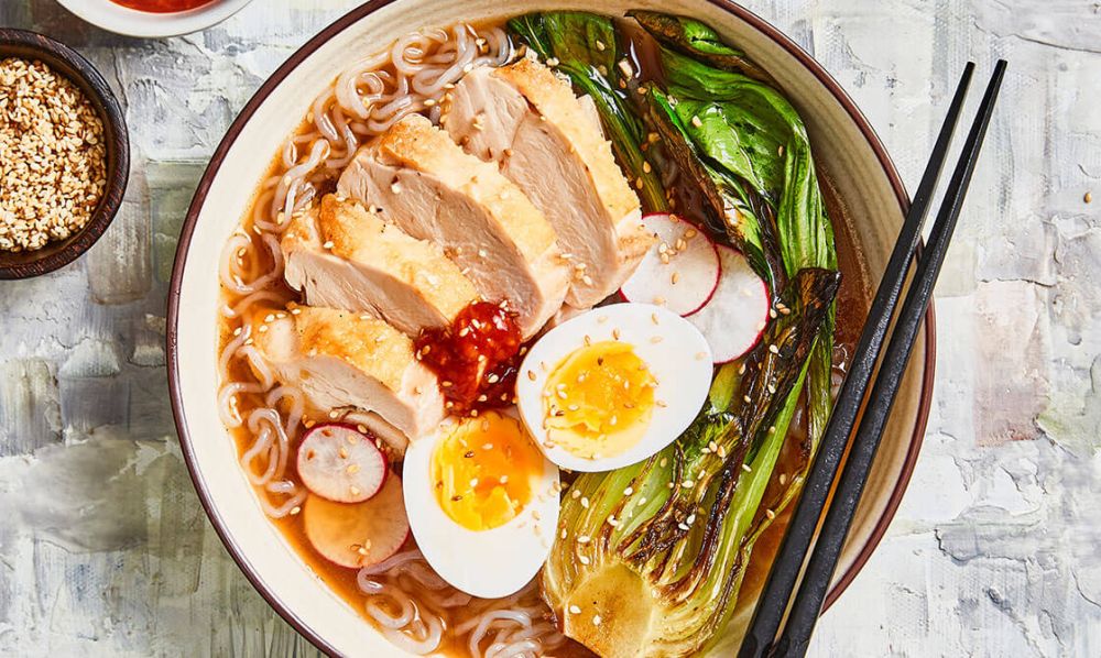 Keto Chicken Ramen with Shirataki Noodles Recipe
