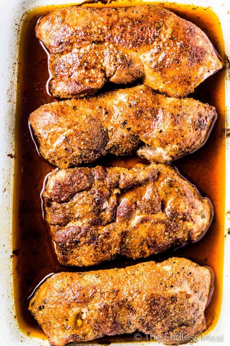 recipe for juicy oven-baked pork chops