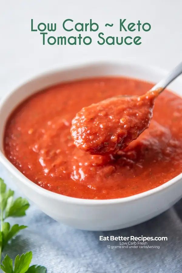 recipe for low-carb tomato sauce