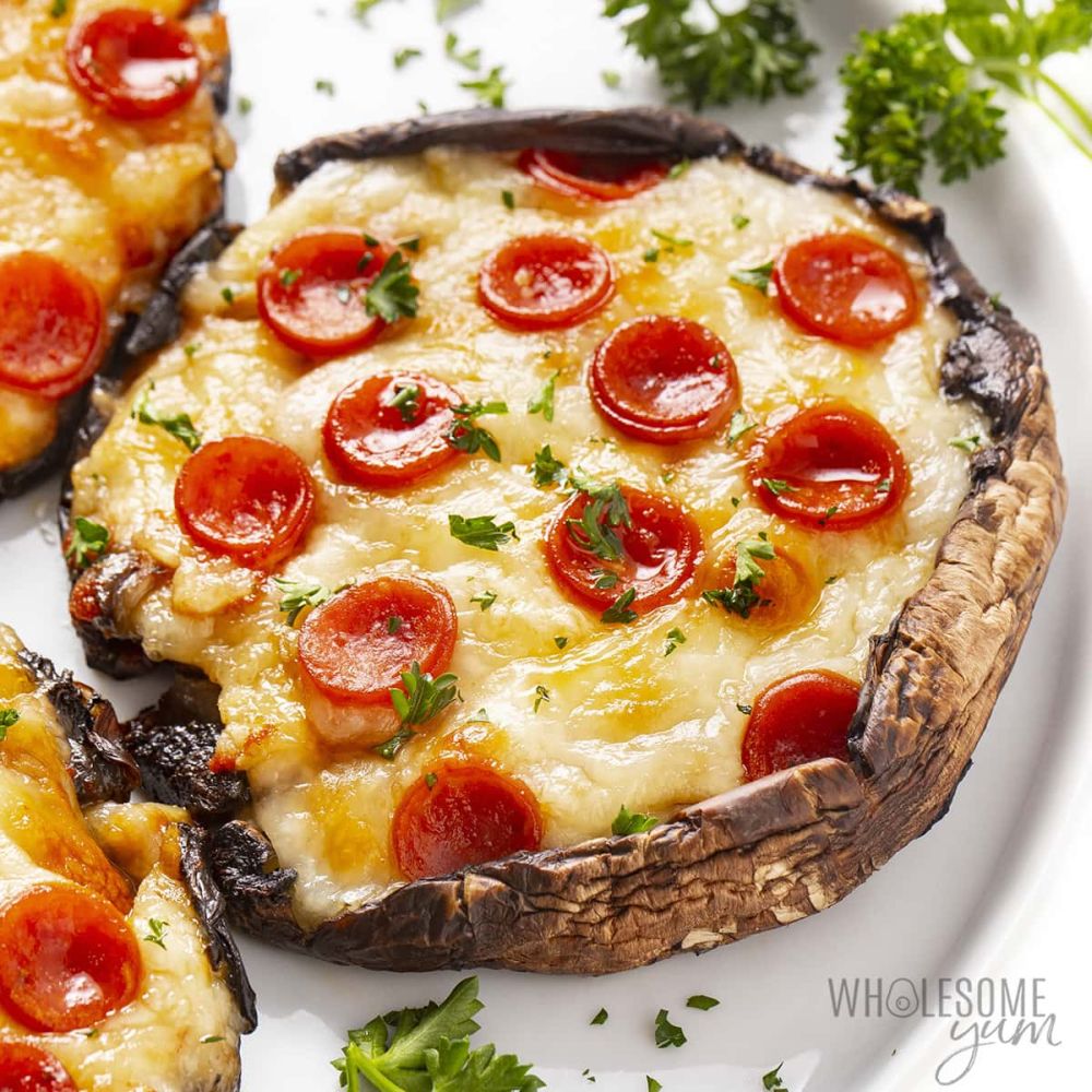recipe for portobello mushroom pizza