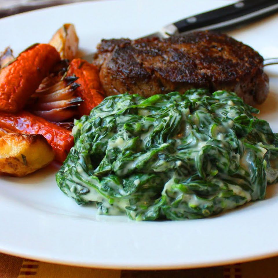 Recipe for Fast and Easy Creamed Spinach