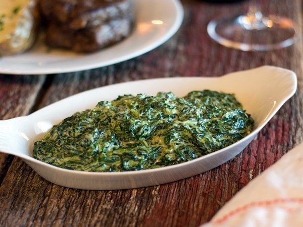 Recipe for Ruth Chris Creamed Spinach Copycat