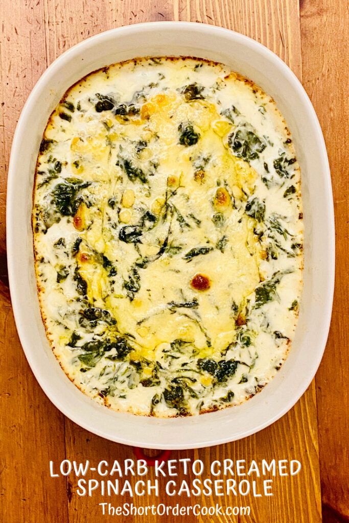 recipe for keto creamed spinach casserole