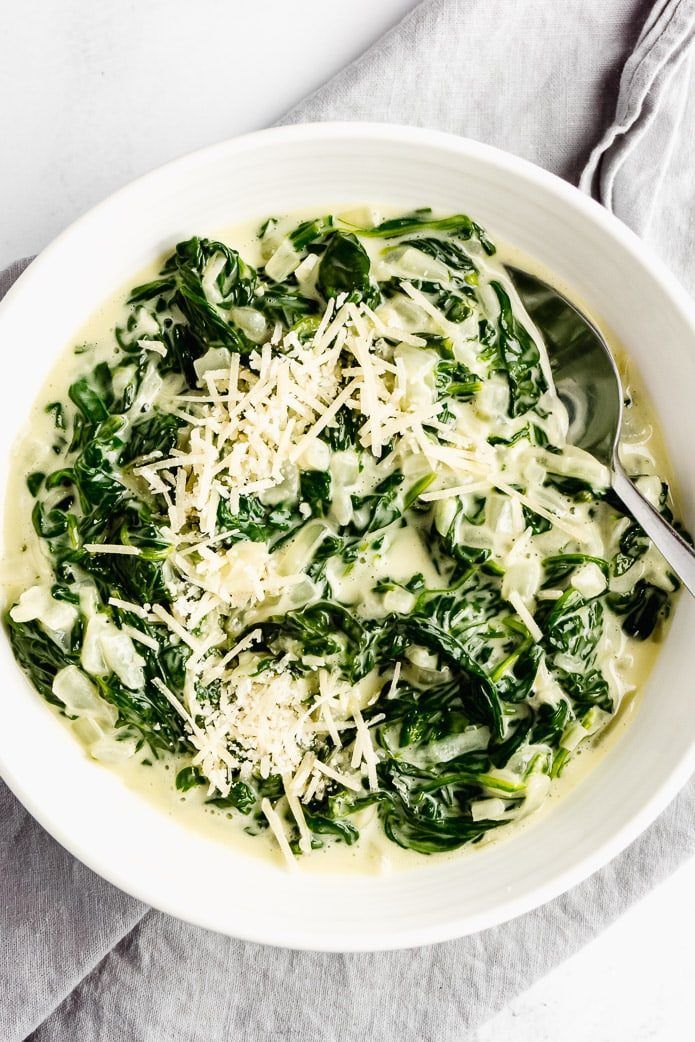 recipe for keto creamed spinach