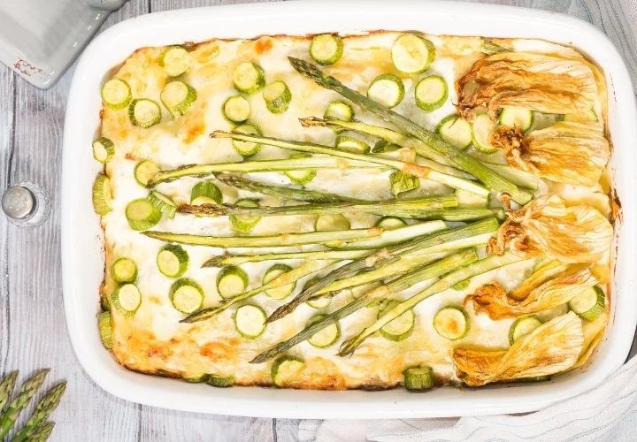 recipe for keto zucchini and spinach lasagna