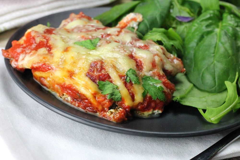 recipe for keto spinach ricotta vegetarian lasagna