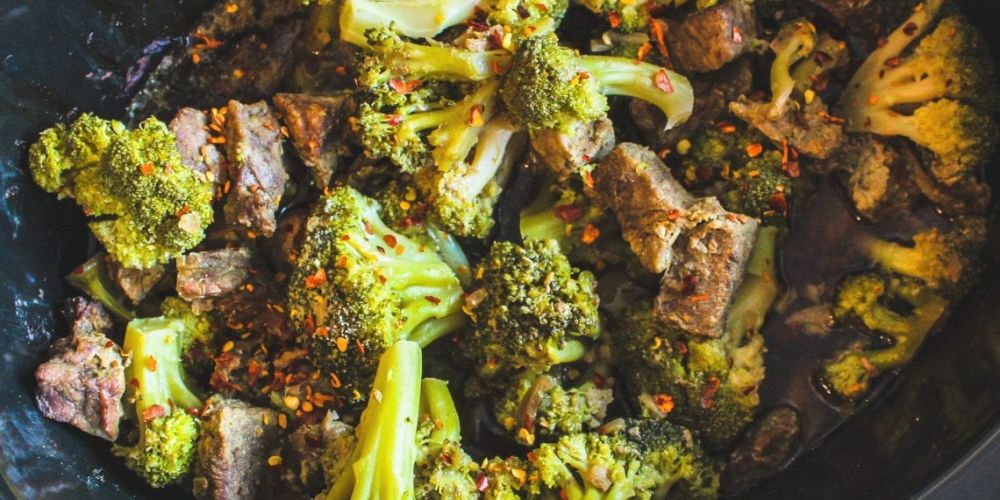 Recipe for Keto Crockpot Beef and Broccoli
