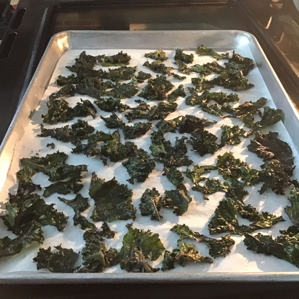 recipe for baked kale chips
