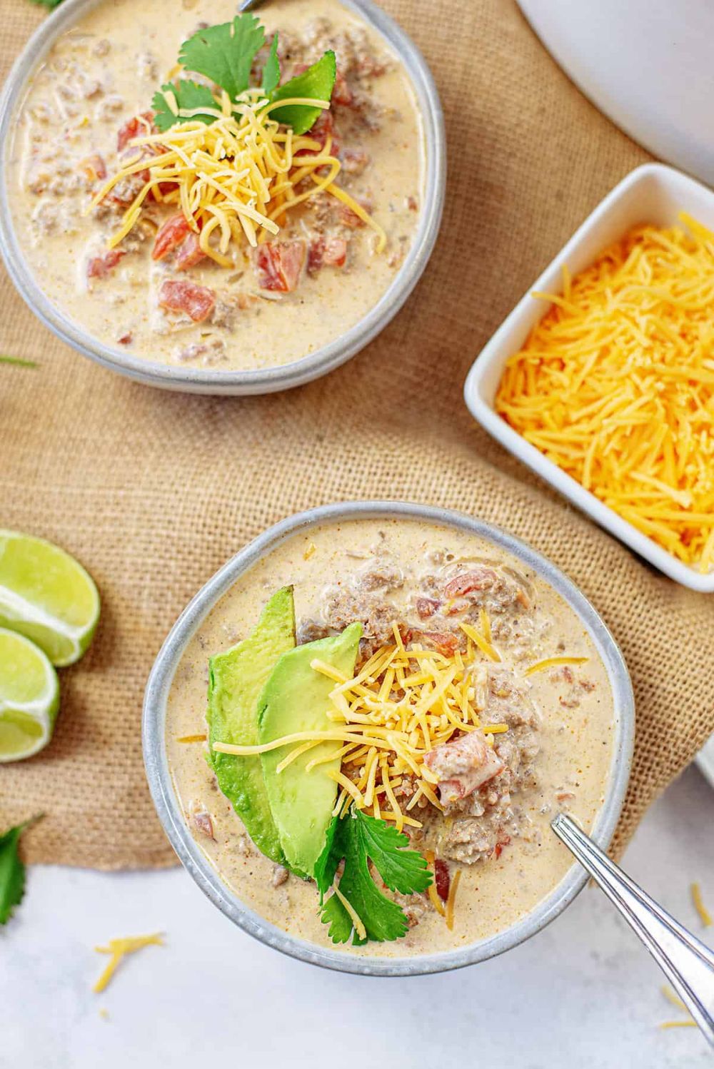 recipe for cheesy keto taco soup
