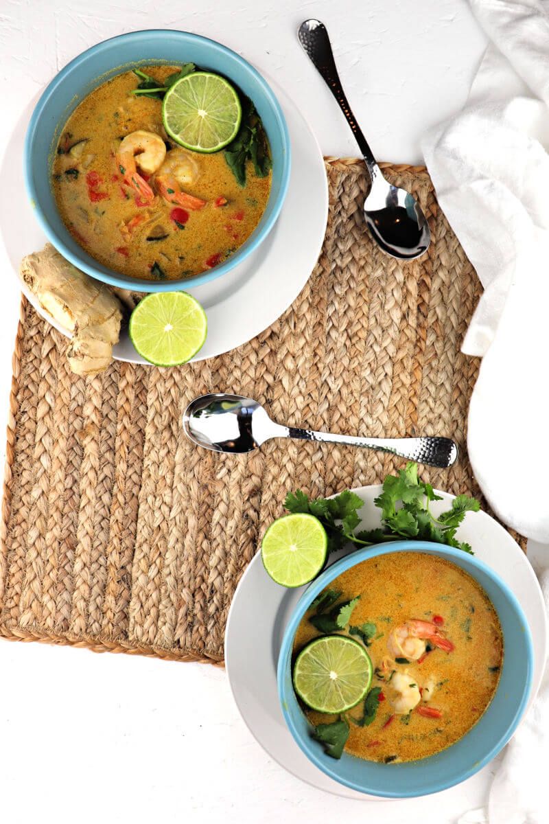 recipe for keto thai coconut soup