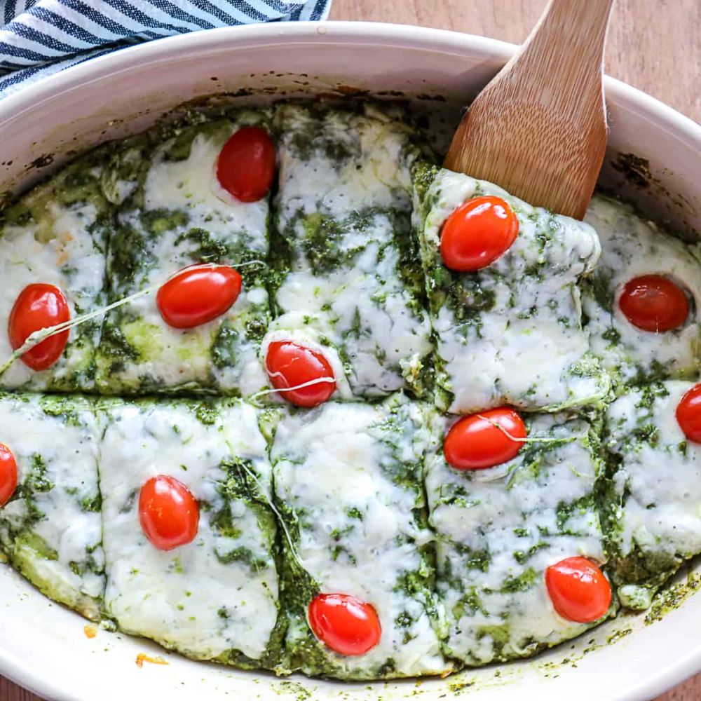 recipe for spinach pesto lasagna